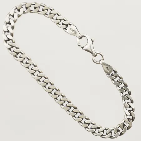 Armband Pansar längd 18cm, bredd 5,5mm, GHA, 925/1000 silver Vikt: 10,5 g