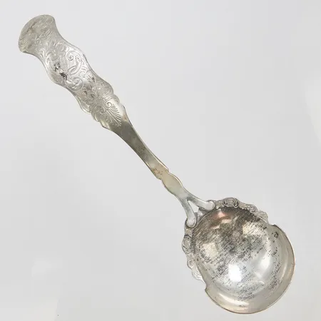 Böjd slev, 19,4cm, Silver 800/1000 Vikt: 40,8 g