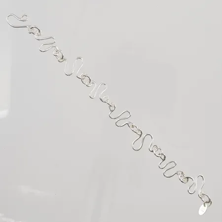 Armband 20cm bredd 17mm, stämplad "am" 925/1000 Silver 13,6g.