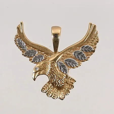 Hänge Örn höjd 20mm bredd 22,8mm 18k 2,8g 