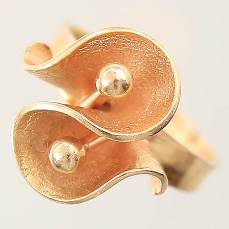 Ring med dekor ALTON stl:16 bredd 2,2-15,9mm 18K  Vikt: 5 g