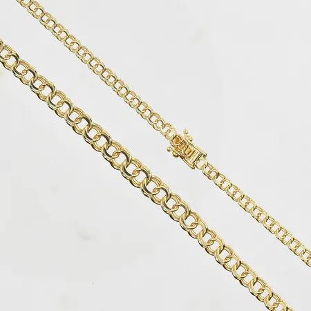 Collier Bismarck doserad längd 44cm, bredd 3-5mm, 18K. Vikt: 13,4 g