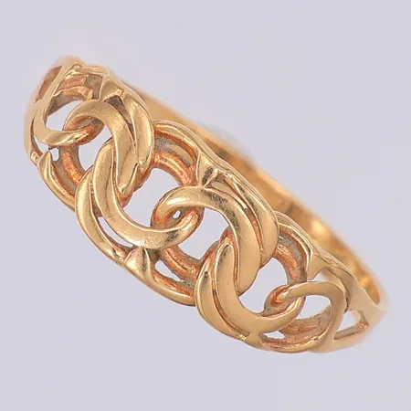 Ring Bismarck Bronsil AB stl:18 18K Vikt: 1,9 g