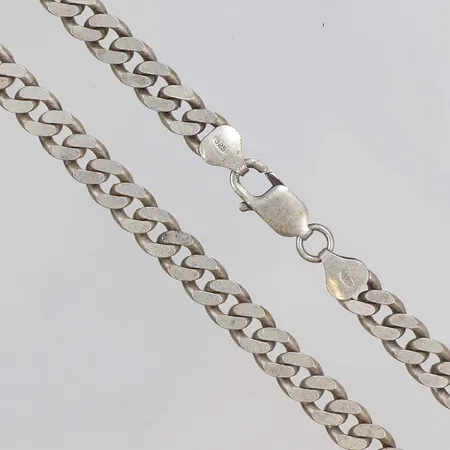 Kedja Pansar 51cm bredd 7mm GHA silver 925/1000 Vikt: 51 g