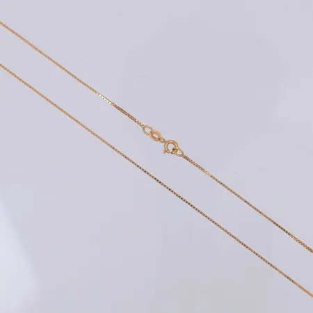 Kedja Venezia Svedbom 42cm bredd 1mm 18K Vikt: 3,1 g