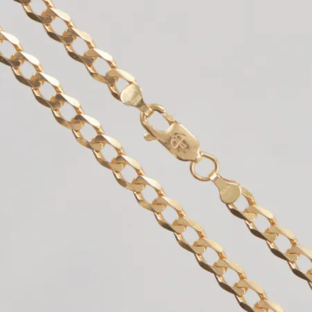 Kedja pansar 50,5cm bredd 4,4mm 18K 15,9g.