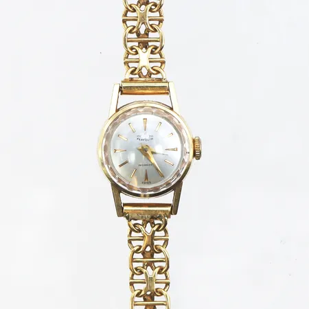 Damur Perfecta,fungerar ej,14k i uret och 18k i bandet,totalvikt 19.3 gram.