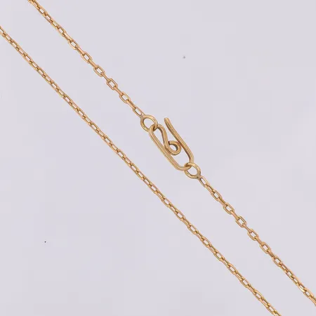 Kedja Ankar 52cm bredd 1,4mm 18K Vikt: 3,7 g