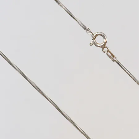 Kedja Ormlänk längd 42cm bredd 1,2mm Silver 925/1000.  Vikt: 4,7 g