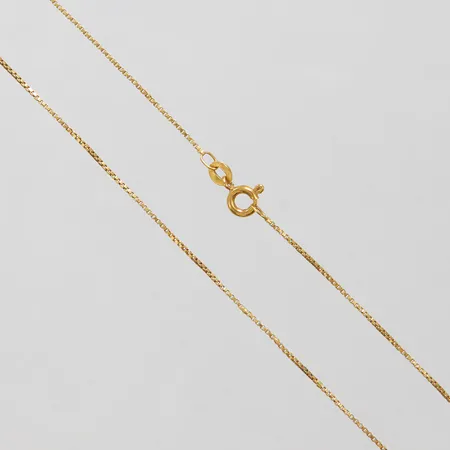 Kedja Venezia längd 62cm, bredd 1mm, UnoAErre, en länk med lagning, 18K, Vikt: 3,5g Vikt: 3,5 g