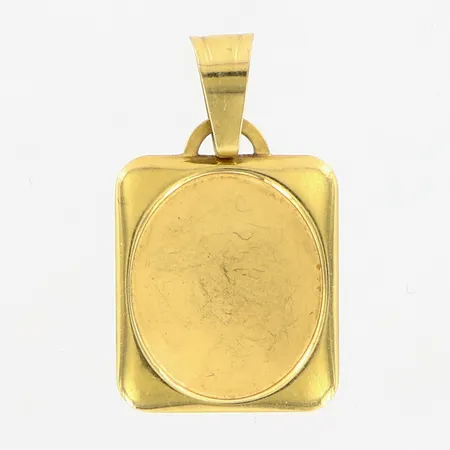 Hänge bricka 13x15mm, 18K Vikt: 1 g