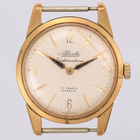 Armbandsur, Atlantic Världsmästarur 35mm, manuell, lösa visare