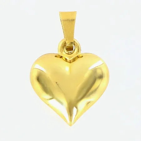 Hänge hjärta ca 16mm, 18K Vikt: 0,6 g