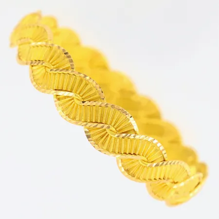 Armband flätad Ø62mm, 22K Vikt: 24,4 g