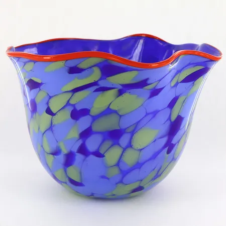 Vas Catti Åselinus, längd ca: 16cm, diameter ca: 22cm,  ettiketmärkt och signerad