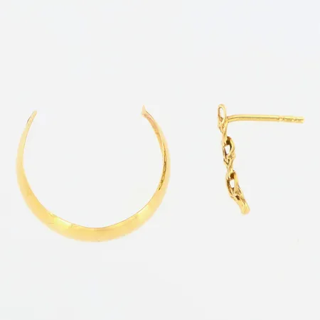 2 örhängen defekter, 18K Vikt: 1 g