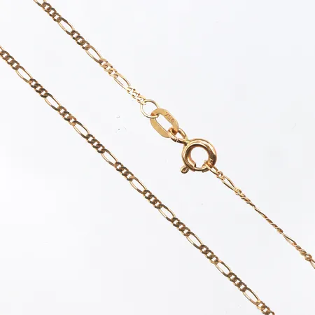 Collier GHA,längd ca 50 cm,bredd ca 1.3 mm,18k. Vikt: 2 g