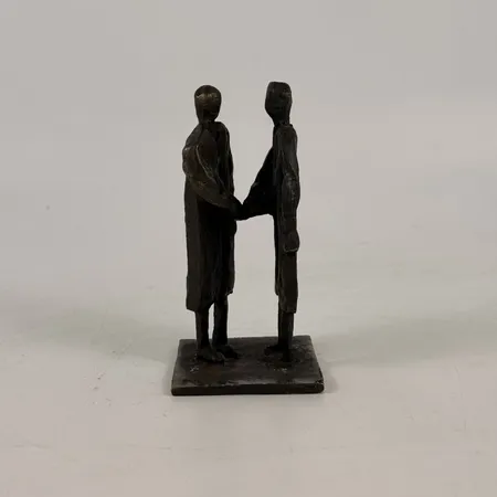 MARGARETHA JANSSON statyett brons, monogramsignerad,höjd ca 11.5 cm.