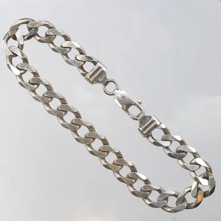 Armband Pansar,längd ca 21 cm,bredd 9 mm,silver 925/1000. Vikt: 25 g