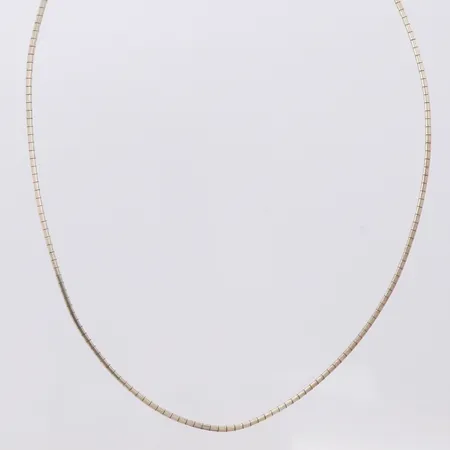 Collier halvstel längd 40cm bredd 2,7mm silver 925/1000 Vikt: 10,7 g