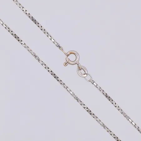 Kedja Venezia 45cm vitguld, bredd: 1,3mm, 18K Vikt: 5 g