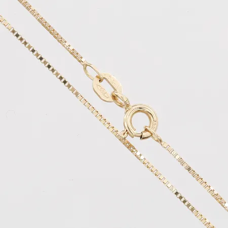 Kedja Venezia längd 36cm, bredd 1mm, Balestra, 18K  Vikt: 1,6 g