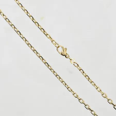Kedja Ankar längd 53½ cm bredd 3 mm, 18K. Vikt: 17,5 g