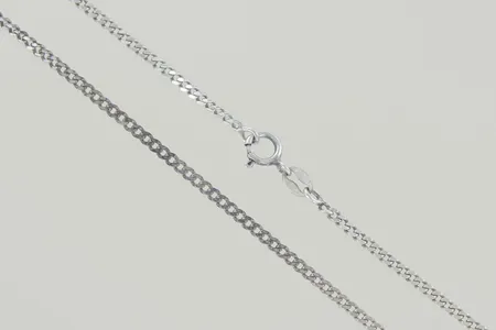 Halskedja pansar längd 51 cm bredd 1,9 mm silver 925/1000 Vikt: 5 g