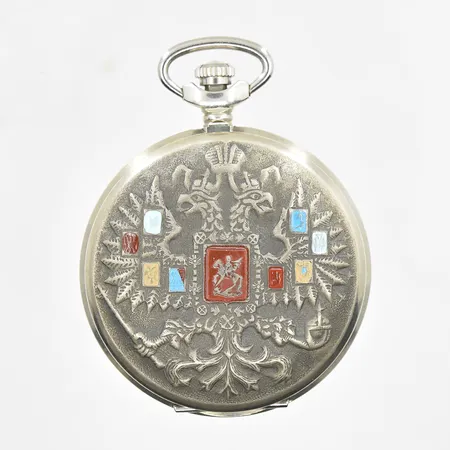 Fickur Molnija, metall, manuell, Ø50mm, serirnr 546698, cal 3603, liten sekundvisning, Sovjet/Ryssland, inga tillbehör. Vikt: 0 g