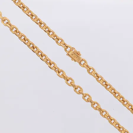 Kedja Ankar längd 52,5cm, bredd 5mm,  RA Guld år 1995, 18K Vikt: 47,5 g