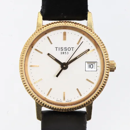 Damur Tissot diameter ca 23.5 mm,fungerar ej,18k.