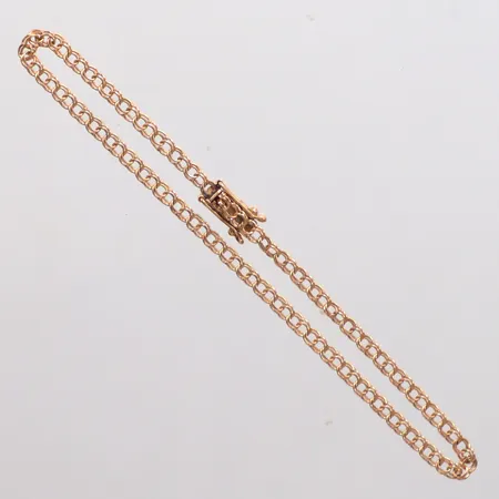 Armband Bismarck längd 19cm, bredd 2,6mm, 18K Vikt: 2,6 g