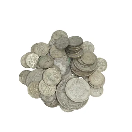 Parti silvermynt, Sverige, 400/1000, finvikt cirka 57g Vikt: 57 g
