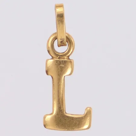 Hänge L längd 17mm, bredd 6,5mm, GHA, 18K  Vikt: 0,7 g
