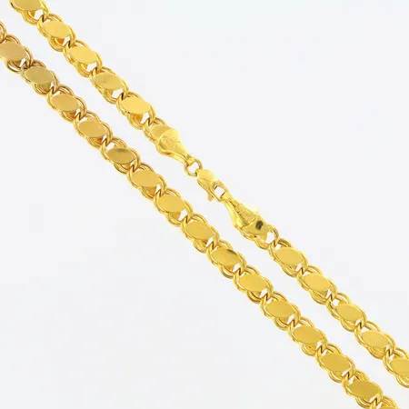 Collier 140cm, bredd:5mm, 14K Vikt: 26,6 g