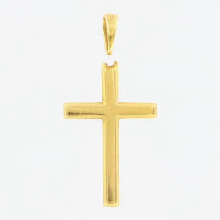 Hänge kors defekt, ca 25mm, 18K Vikt: 1,4 g
