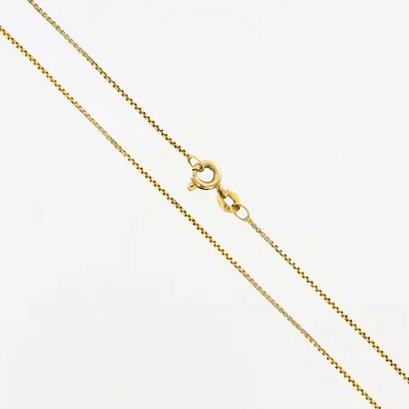 Kedja Venezia längd 40cm bredd 1mm 18K. Vikt: 2,3 g