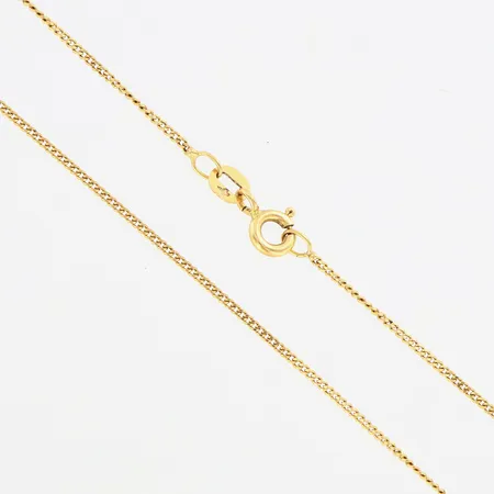 Kedja Pansar ca 43cm, bredd ca 1mm, 18K Vikt: 2,1 g