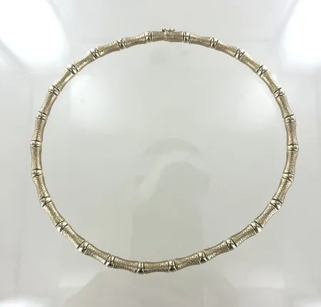 collier i set längd 40 cm bredd 6,3 mm 14K Vikt: 30,6 g