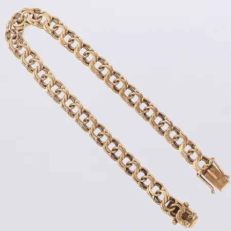 Armband Bismarck, längd 20cm, bredd 7mm, 18K Vikt: 15,5 g