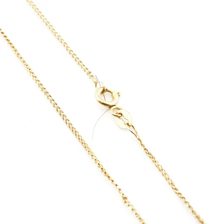 Halskedja, 52cm, bredd 1,5mm, 21k Vikt: 2,3 g