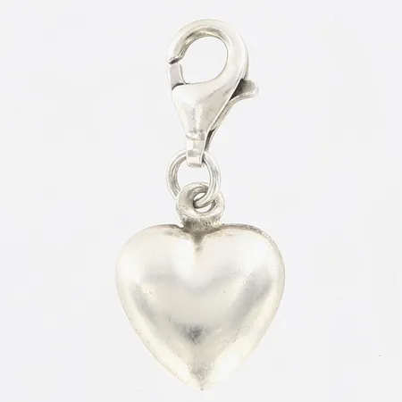 Hänge hjärta med karbinke, 10x23mm silver 925/1000 Vikt: 0,8 g