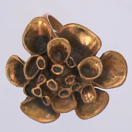 Bronsring Hannu Ikonen Lava justerbar storlek, ojämn skena