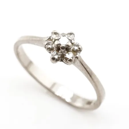 Ring, vitguld, 18k, defekt Vikt: 2,9 g