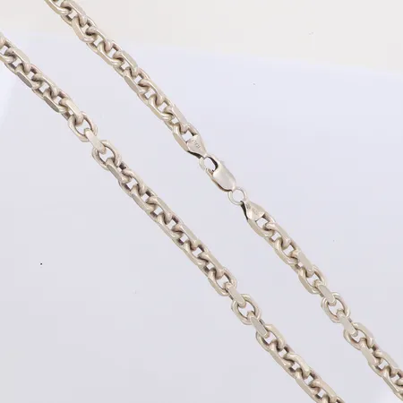 Kedja Ankar längd 51,5cm, bredd 7mm, Italien, lås defekt, 925/1000 silver Vikt: 84,3 g