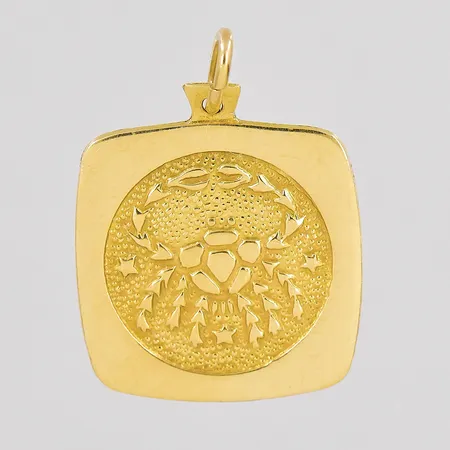 Hänge Kräftan längd 27mm inklusive ögla bredd 20,5mm 18K Vikt: 3 g