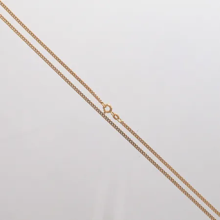  Kedja Pansar längd 65cm, bredd 2mm, 18K Vikt: 9,1 g