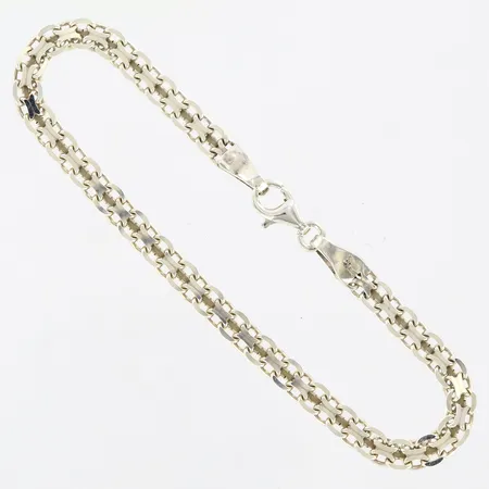 Armband X-länk 17cm bredd:4mm silver 925/1000 Vikt: 4,2 g