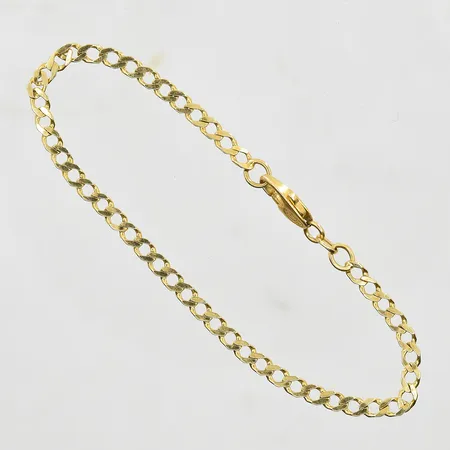 Armband pansar längd 19 cm bredd 4 mm, 18K. Vikt: 4,1 g