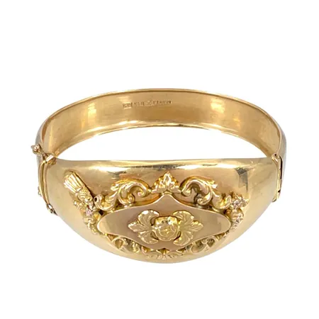 Armring, 18K guld, defekt Vikt: 41,2 g